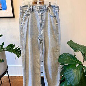 AE Dreamy Drape Stretch Super High-Waisted Baggy Wide-Leg Jean - Regular length